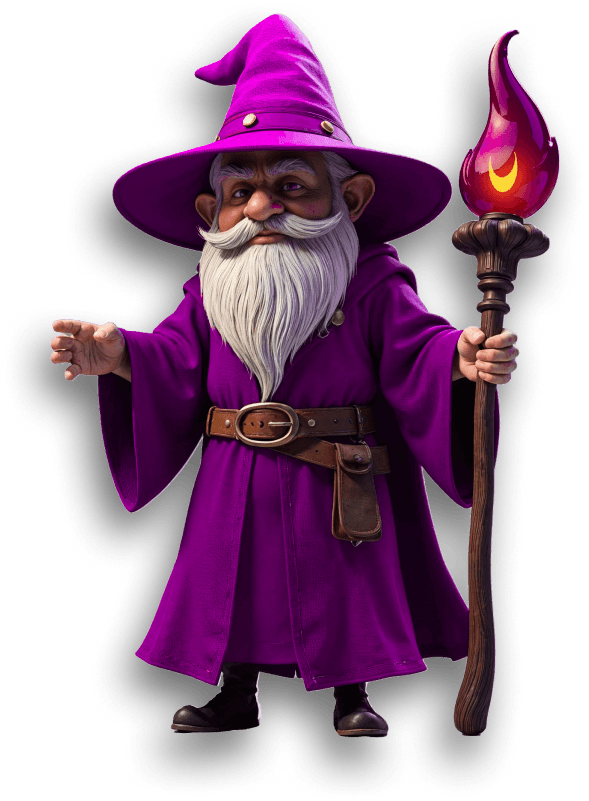 GrowFollows wizard mascot
